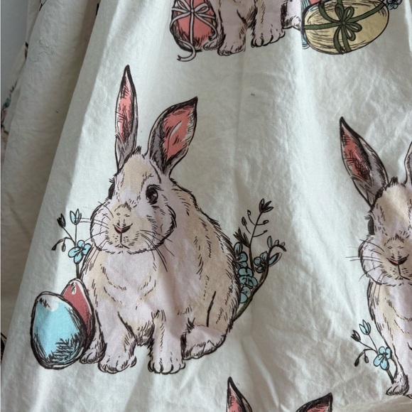 Pink Chicken Girls Gianna Skirt Bunny Friends Easter Size 14Y - Picture 3 of 12